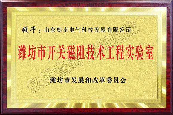 濰坊市開(kāi)關(guān)磁阻技術(shù)工程實(shí)驗(yàn)室