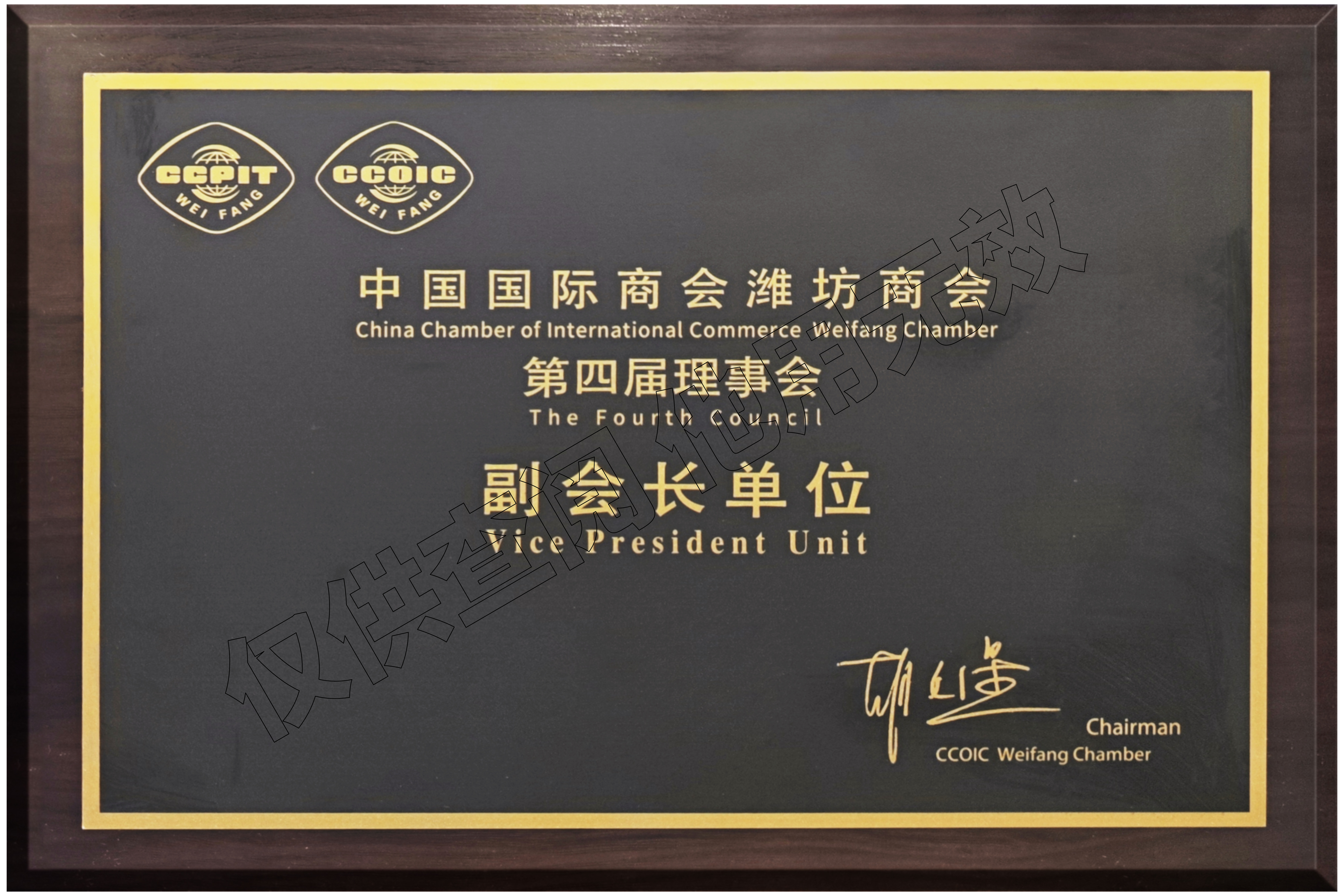 中國(guó)國(guó)際商會(huì)濰坊商會(huì)第四屆理事會(huì)副會(huì)長(zhǎng)單位
